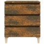 Aparador madera contrachapada color roble ahumado 60x35x69 cm de vidaXL, Aparadores - Ref: Foro24-815804, Precio: 61,56 €, De...