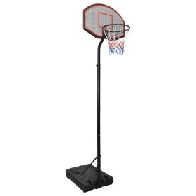Canasta de baloncesto polietileno negro 282-352 cm de vidaXL, Canastas de baloncesto - Ref: Foro24-3107832, Precio: 169,46 €,...