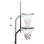 Canasta de baloncesto polietileno negro 282-352 cm de vidaXL, Canastas de baloncesto - Ref: Foro24-3107832, Precio: 160,39 €,...