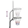 Canasta de baloncesto polietileno negro 282-352 cm de vidaXL, Canastas de baloncesto - Ref: Foro24-3107832, Precio: 169,46 €,...