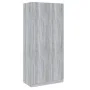 Armario madera contrachapada gris Sonoma 90x52x200 cm de vidaXL, Armarios roperos - Ref: Foro24-815355, Precio: 191,12 €, Des...