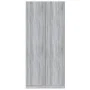 Armario madera contrachapada gris Sonoma 90x52x200 cm de vidaXL, Armarios roperos - Ref: Foro24-815355, Precio: 191,12 €, Des...