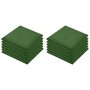 Losetas de goma protección de caídas 12 uds verde 50x50x3 cm en Materiales de construcción | Comprar online en Foru.es