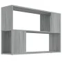 Estantería de madera contrachapada gris Sonoma 100x24x63 cm de vidaXL, Librerías y estanterías - Ref: Foro24-816039, Precio: ...