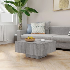 Mesa de centro madera contrachapada gris Sonoma 60x60x31,5 cm de vidaXL, Mesas de centro - Ref: Foro24-815838, Precio: 46,27 ...