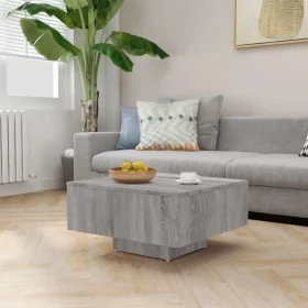 Mesa de centro madera contrachapada gris Sonoma 60x60x31,5 cm de vidaXL, Mesas de centro - Ref: Foro24-815838, Precio: 44,17 ...
