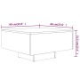 Mesa de centro madera contrachapada gris Sonoma 60x60x31,5 cm de vidaXL, Mesas de centro - Ref: Foro24-815838, Precio: 46,27 ...