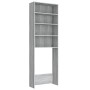 Armario de lavadora gris Sonoma 64x24x190 cm de vidaXL, Accesorios para lavadoras y secadoras - Ref: Foro24-815952, Precio: 6...