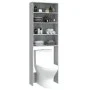 Armario de lavadora gris Sonoma 64x24x190 cm de vidaXL, Accesorios para lavadoras y secadoras - Ref: Foro24-815952, Precio: 6...