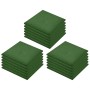 Losetas de goma protección de caídas 18 uds verde 50x50x3 cm en Materiales de construcción | Comprar online en Foru.es
