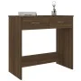 Escritorio de madera contrachapada marrón roble 80x40x75 cm de vidaXL, Escritorios - Ref: Foro24-815476, Precio: 57,21 €, Des...