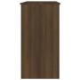 Escritorio de madera contrachapada marrón roble 80x40x75 cm de vidaXL, Escritorios - Ref: Foro24-815476, Precio: 58,89 €, Des...