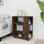 Armario con ruedas madera contrachapada roble marrón 60x35x75cm de vidaXL, Taquillas y armarios de almacenamiento - Ref: Foro...