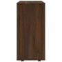Armario con ruedas madera contrachapada roble marrón 60x35x75cm de vidaXL, Taquillas y armarios de almacenamiento - Ref: Foro...