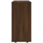 Kleiderschrank mit Rollen aus braunem Eichensperrholz, 60 x 35 x 75 cm von vidaXL, Schließfächer und Lagerschränke - Ref: For...