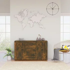 Sideboard aus geräuchertem Eichensperrholz, 120 x 36 x 69 cm von vidaXL, Sideboards - Ref: Foro24-815492, Preis: 119,73 €, Ra...