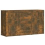 Aparador madera contrachapada color roble ahumado 120x36x69 cm de vidaXL, Aparadores - Ref: Foro24-815492, Precio: 121,48 €, ...