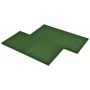Losetas de goma protección de caídas 24 uds verde 50x50x3 cm en Materiales de construcción | Comprar online en Foru.es