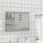 Espejo de baño madera contrachapada gris Sonoma 60x10,5x45 cm de vidaXL, Tocadores de baño - Ref: Foro24-815661, Precio: 42,9...