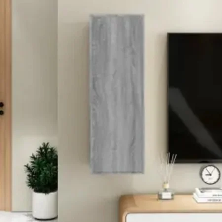 Mueble para TV madera de ingeniería gris Sonoma 30,5x30x90 cm de vidaXL, Muebles TV - Ref: Foro24-815749, Precio: 38,45 €, De...