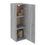 Mueble para TV madera de ingeniería gris Sonoma 30,5x30x90 cm de vidaXL, Muebles TV - Ref: Foro24-815749, Precio: 38,45 €, De...