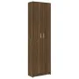 Armario pasillo madera contrachapada roble marrón 55x25x189cm de vidaXL, Armarios roperos - Ref: Foro24-815518, Precio: 118,0...