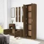 Armario pasillo madera contrachapada roble marrón 55x25x189cm de vidaXL, Armarios roperos - Ref: Foro24-815518, Precio: 118,0...
