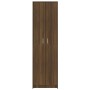 Armario pasillo madera contrachapada roble marrón 55x25x189cm de vidaXL, Armarios roperos - Ref: Foro24-815518, Precio: 121,9...