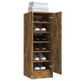 Mueble zapatero madera contrachapada roble ahumado 32x35x92 cm de vidaXL, Zapateros y organizadores de calzado - Ref: Foro24-...