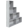 Estantería color gris Sonoma 155x24x160 cm de vidaXL, Librerías y estanterías - Ref: Foro24-815361, Precio: 78,19 €, Descuent...