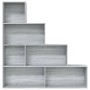 Estantería color gris Sonoma 155x24x160 cm de vidaXL, Librerías y estanterías - Ref: Foro24-815361, Precio: 78,19 €, Descuent...
