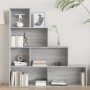 Estantería color gris Sonoma 155x24x160 cm de vidaXL, Librerías y estanterías - Ref: Foro24-815361, Precio: 78,19 €, Descuent...
