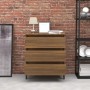 Aparador de madera contrachapada roble marrón 60x35x69 cm de vidaXL, Aparadores - Ref: Foro24-815809, Precio: 79,58 €, Descue...