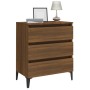 Aparador de madera contrachapada roble marrón 60x35x69 cm de vidaXL, Aparadores - Ref: Foro24-815809, Precio: 79,58 €, Descue...