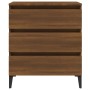 Aparador de madera contrachapada roble marrón 60x35x69 cm de vidaXL, Aparadores - Ref: Foro24-815809, Precio: 79,58 €, Descue...