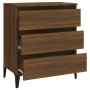 Aparador de madera contrachapada roble marrón 60x35x69 cm de vidaXL, Aparadores - Ref: Foro24-815809, Precio: 79,58 €, Descue...