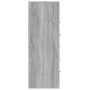 Sideboard with 6 drawers Sonoma gray plywood 50x34x96 cm by vidaXL, Sideboards - Ref: Foro24-815364, Price: 93,91 €, Discount: %