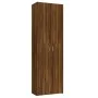 Armario de oficina contrachapado roble marrón 60x32x190 cm de vidaXL, Armarios archivadores - Ref: Foro24-815281, Precio: 125...