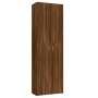 Armario de oficina contrachapado roble marrón 60x32x190 cm de vidaXL, Armarios archivadores - Ref: Foro24-815281, Precio: 110...