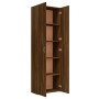 Armario de oficina contrachapado roble marrón 60x32x190 cm de vidaXL, Armarios archivadores - Ref: Foro24-815281, Precio: 110...