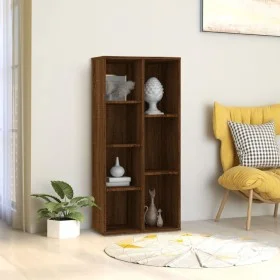 Estantería color roble marrón 50x25x106 cm de vidaXL, Librerías y estanterías - Ref: Foro24-815446, Precio: 67,22 €, Descuent...