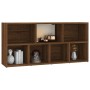 Estantería color roble marrón 50x25x106 cm de vidaXL, Librerías y estanterías - Ref: Foro24-815446, Precio: 69,19 €, Descuent...