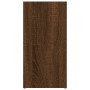 Estantería color roble marrón 50x25x106 cm de vidaXL, Librerías y estanterías - Ref: Foro24-815446, Precio: 69,19 €, Descuent...