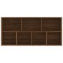 Estantería color roble marrón 50x25x106 cm de vidaXL, Librerías y estanterías - Ref: Foro24-815446, Precio: 69,19 €, Descuent...