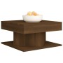 Mesa de centro madera contrachapada roble marrón 57x57x30 cm de vidaXL, Mesas de centro - Ref: Foro24-815944, Precio: 44,24 €...