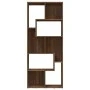 Estantería madera contrachapada color roble marrón 67x24x161 cm de vidaXL, Librerías y estanterías - Ref: Foro24-815503, Prec...
