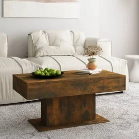 Smoked oak plywood coffee table 96x50x45 cm by vidaXL, Coffee table - Ref: Foro24-815834, Price: 66,57 €, Discount: %