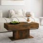 Mesa de centro madera contrachapada roble ahumado 96x50x45 cm de vidaXL, Mesas de centro - Ref: Foro24-815834, Precio: 69,71 ...