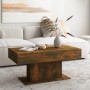 Mesa de centro madera contrachapada roble ahumado 96x50x45 cm de vidaXL, Mesas de centro - Ref: Foro24-815834, Precio: 69,71 ...