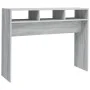 Sonoma gray plywood console table 105x30x80 cm by vidaXL, Side tables - Ref: Foro24-815940, Price: 47,47 €, Discount: %